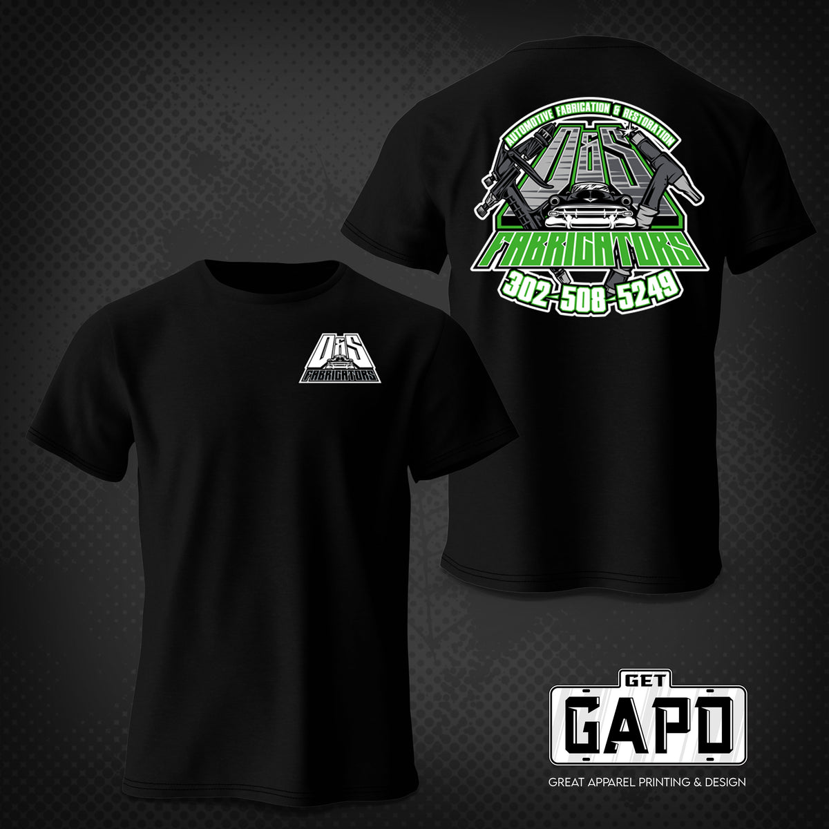 D&S Fabricators Green Shirt