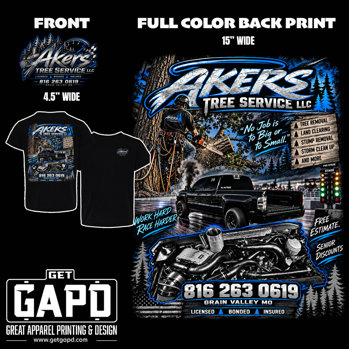 Akers Tree Service T-Shirts