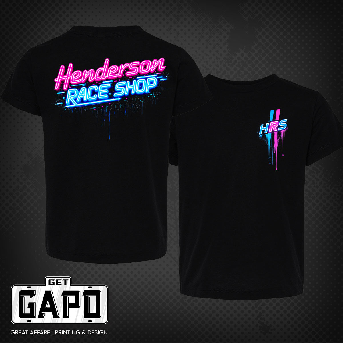 HENDERSON RACE SHOP PINK NEON T-SHIRT
