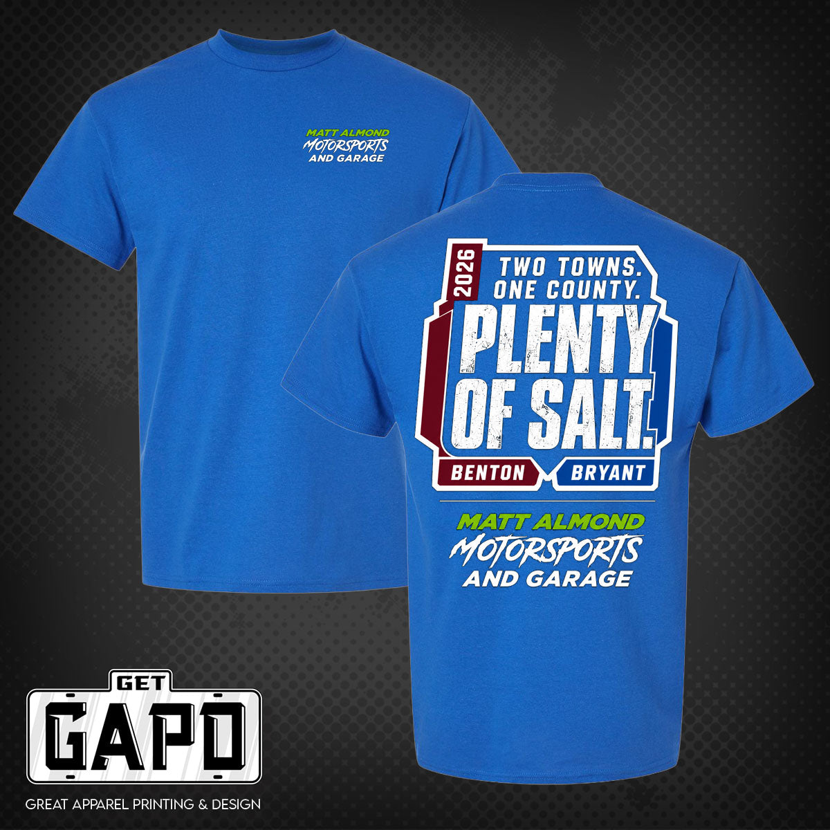 MATT ALMOND MOTORSPORTS SALT BOWL 26 T-SHIRT