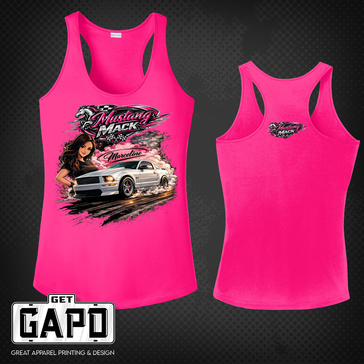 Mustang Mack Womens Tank Top