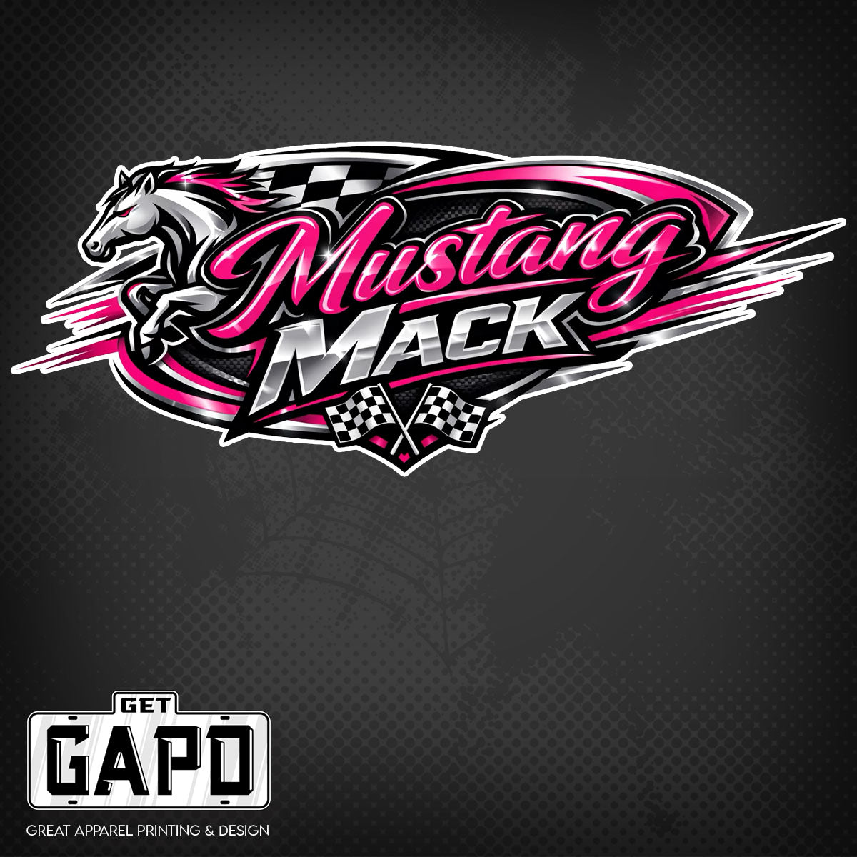 Mustang Mack Sticker