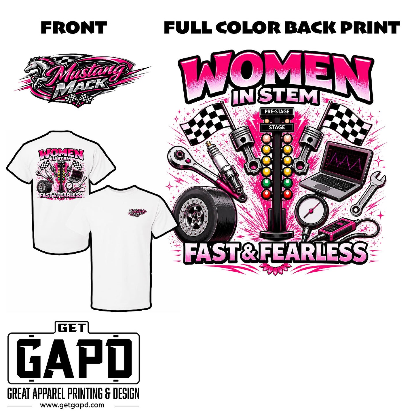 Mustang Mack Women In Stem T-Shirt