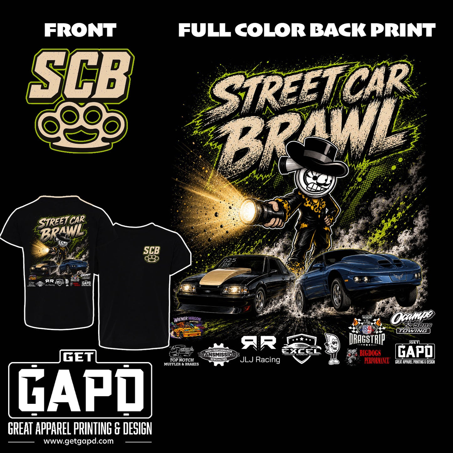STREET CAR BRAWL 2026 T-SHIRT