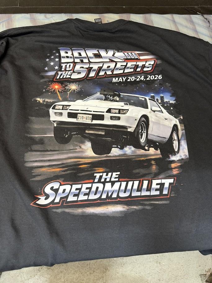 Back to the Streets 2026 Speedmullet finished printed shirt