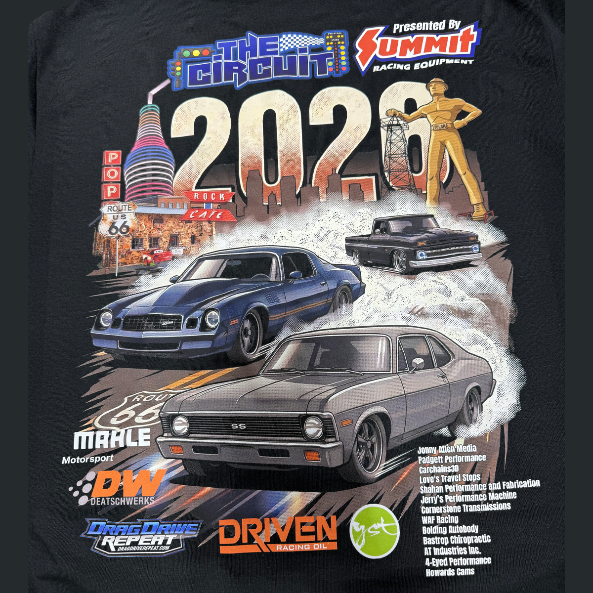 The Circuit 2026 finished printed shirt