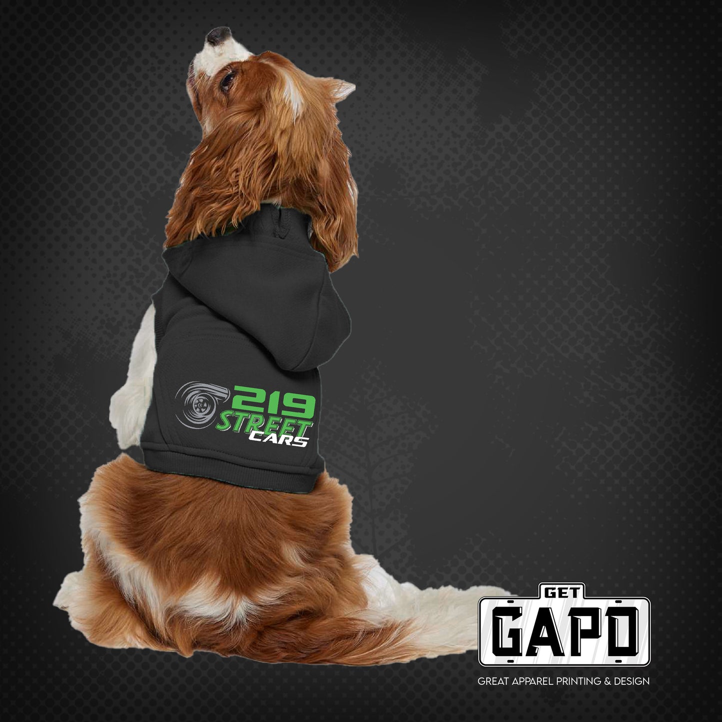 219 Street Cars Dog Hoodie