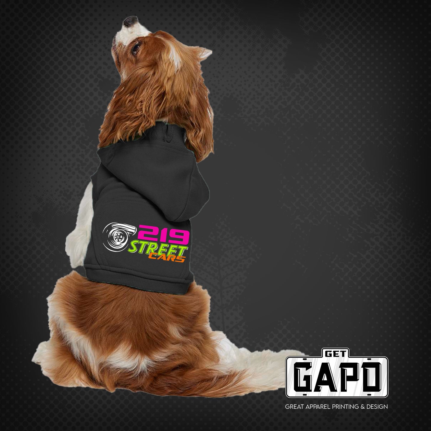 219 Street Cars Dog Hoodie
