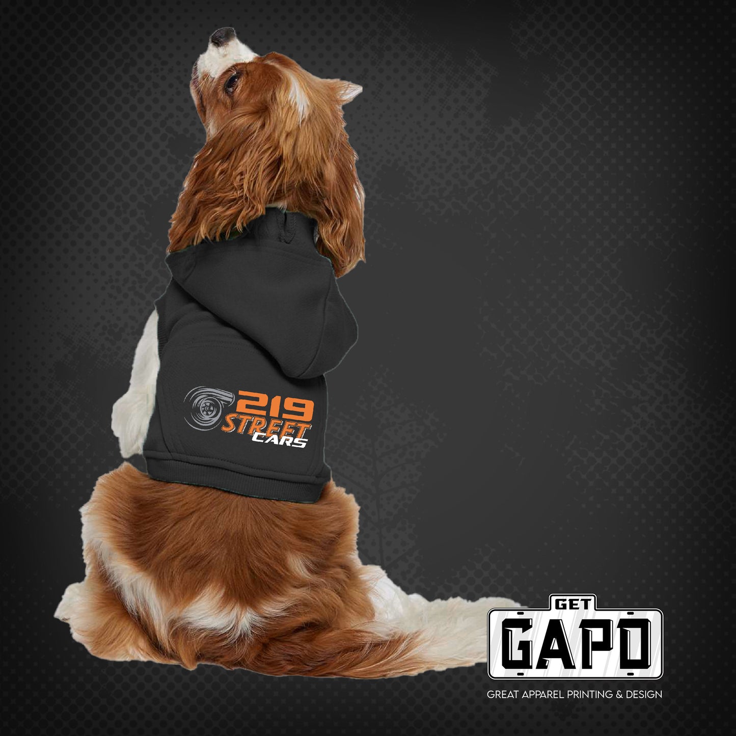219 Street Cars Dog Hoodie