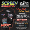 Screen Print 3 color front 5 color back 250 shirt Bundle with Art