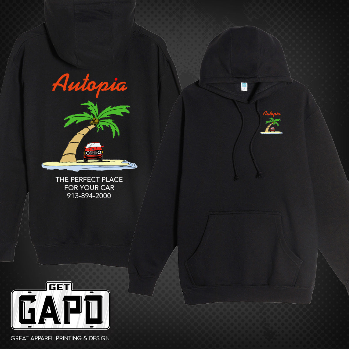 Autopia Black Hoodie