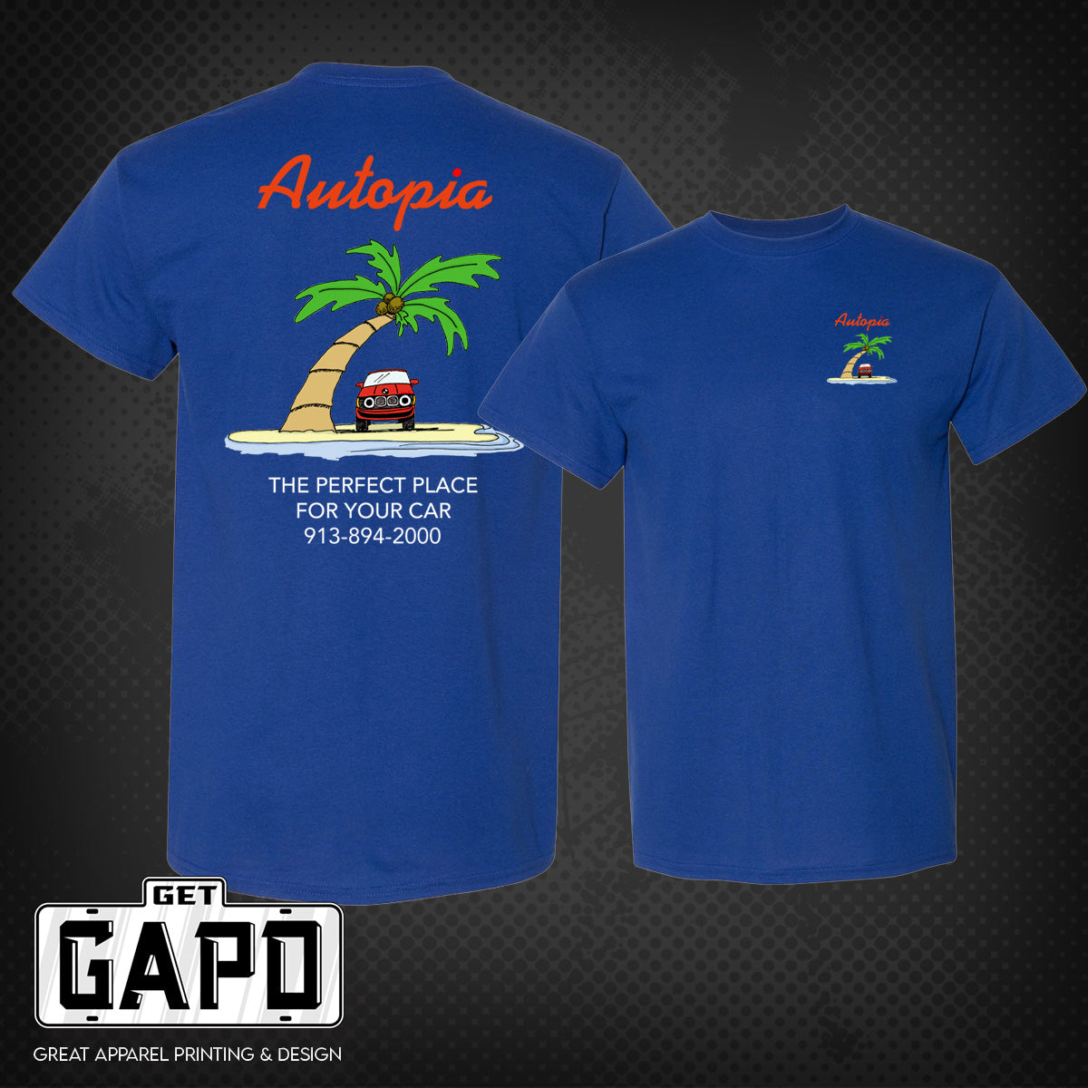 Autopia Deep Royal Adult Shirt