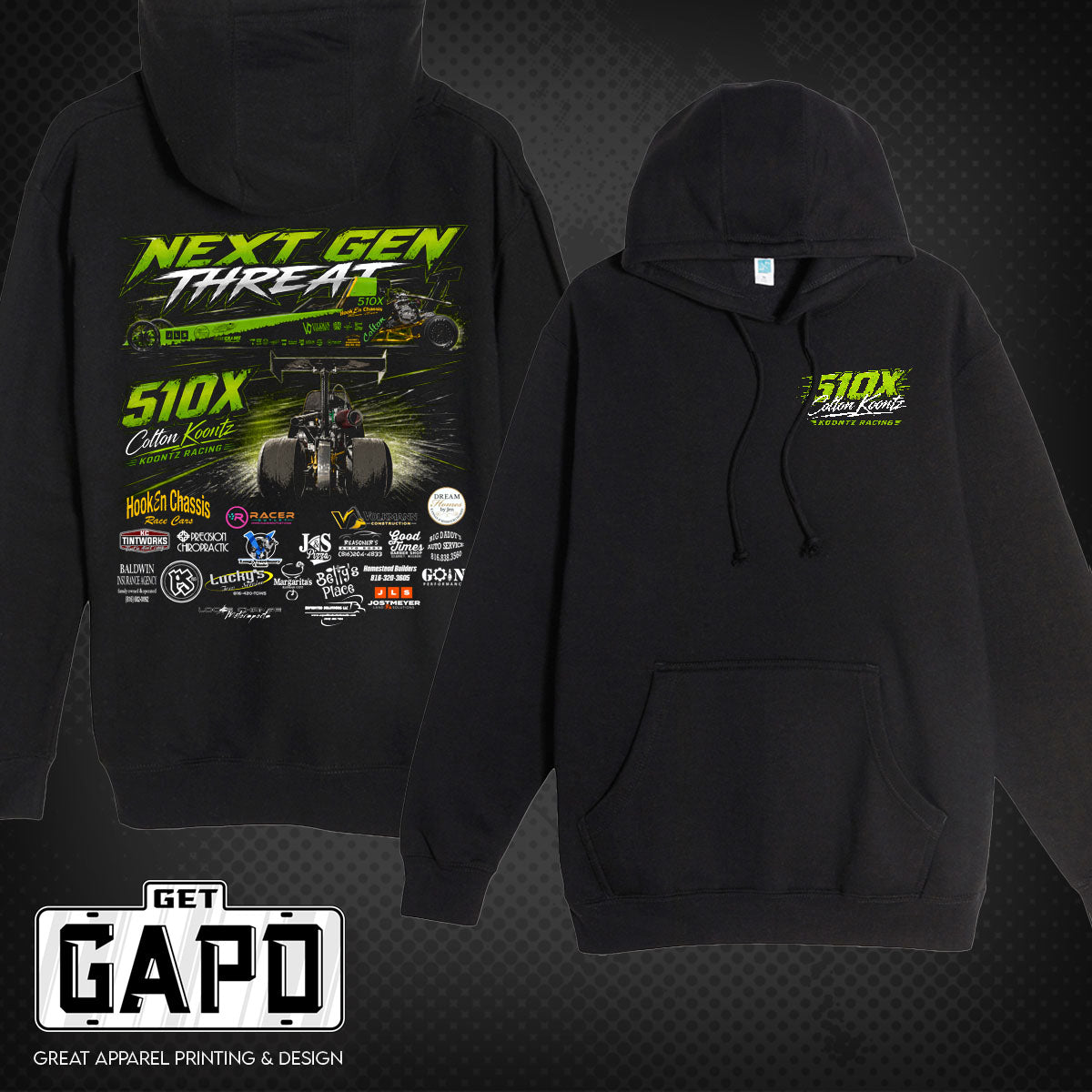 KOONTZ RACING NEXT GEN THREAT HOODIE