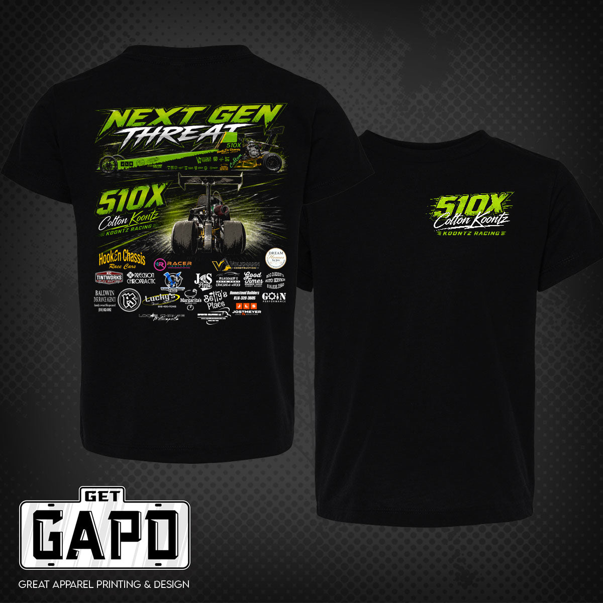 KOONTZ RACING NEXT GEN THREAT T-SHIRT