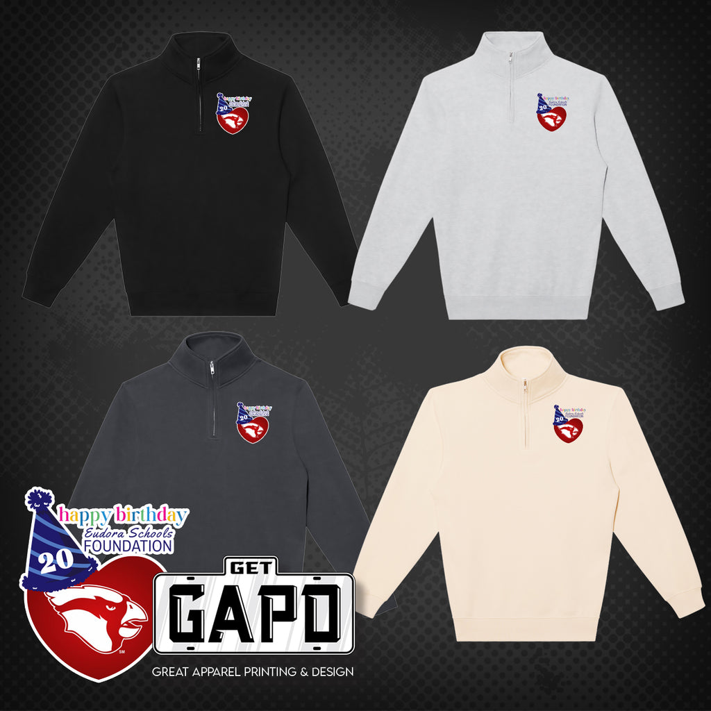 ESF 20 YEAR CELEBRATION 1/4 ZIP