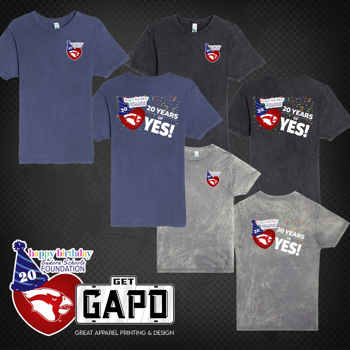 ESF 20 YEARS OF YES VINTAGE TEE