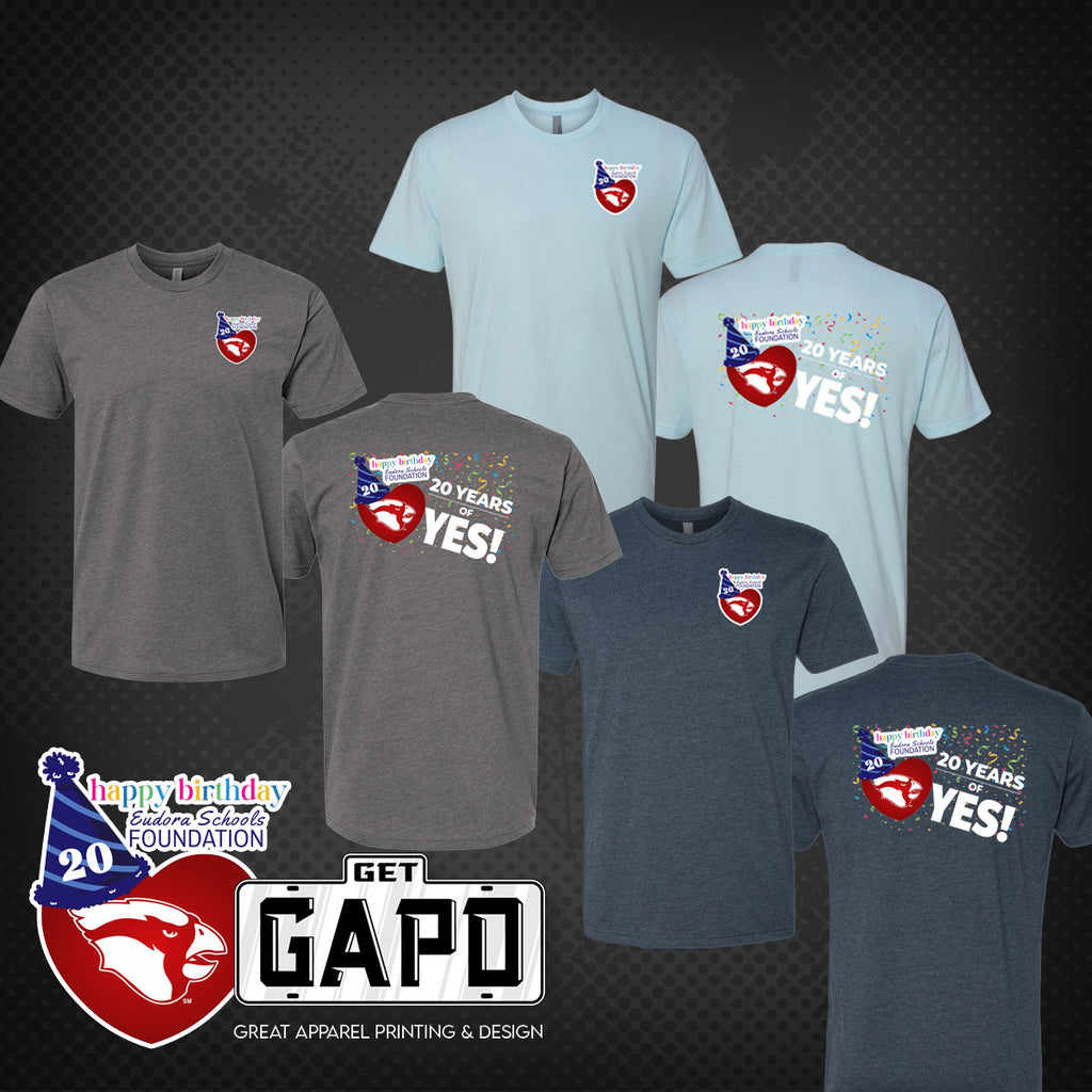 ESF 20 YEARS OF YES CLASSIC TEE