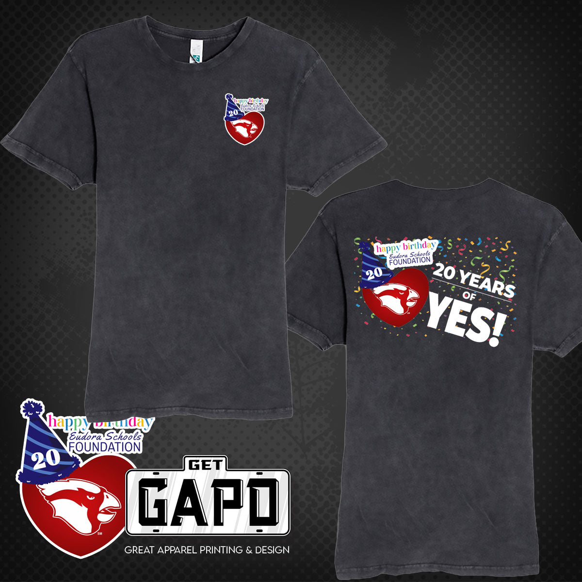 ESF 20 YEARS OF YES VINTAGE TEE