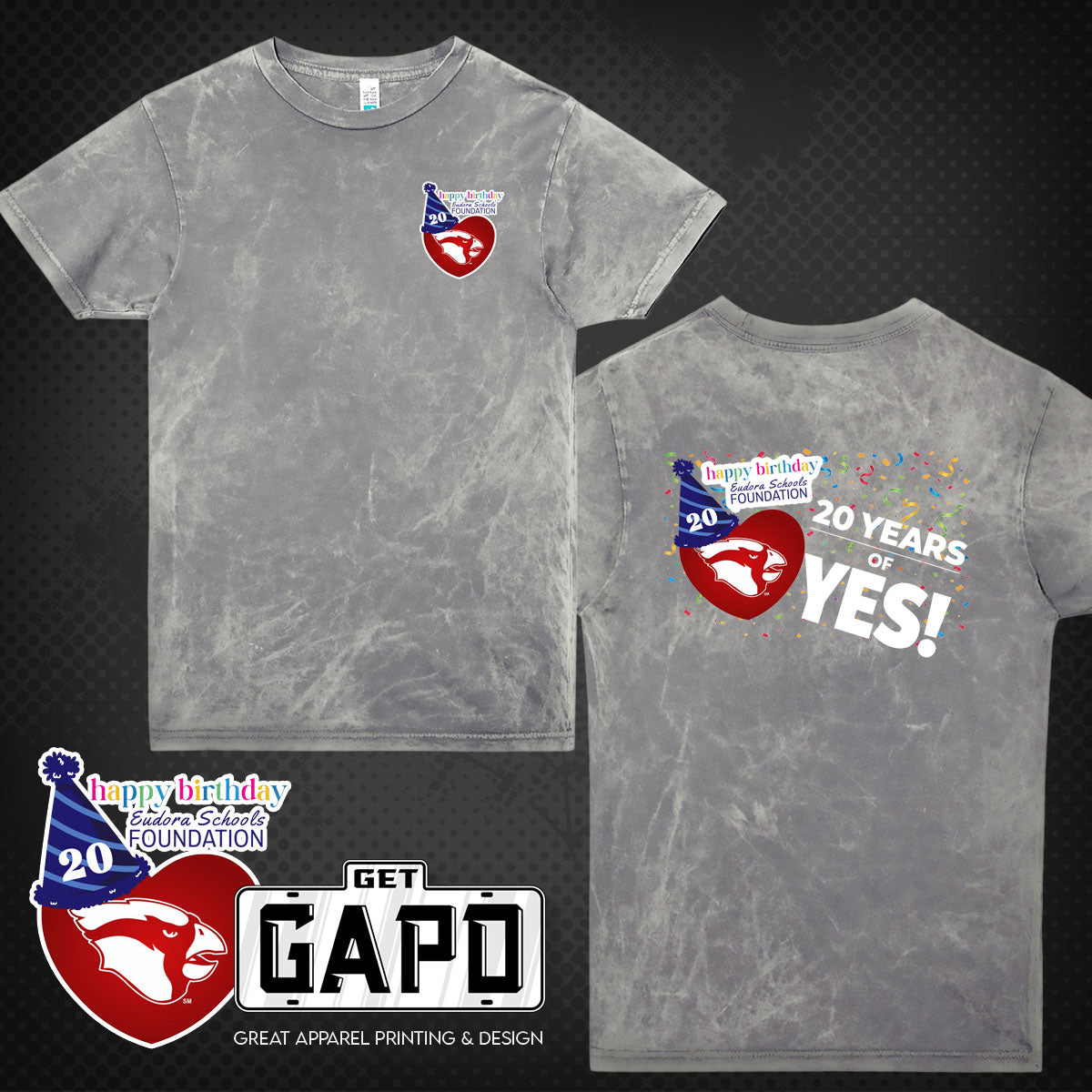 ESF 20 YEARS OF YES VINTAGE TEE