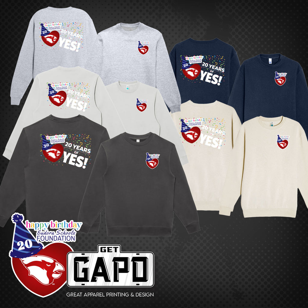 ESF 20 YEARS OF YES CREWNECK SWEATSHIRT