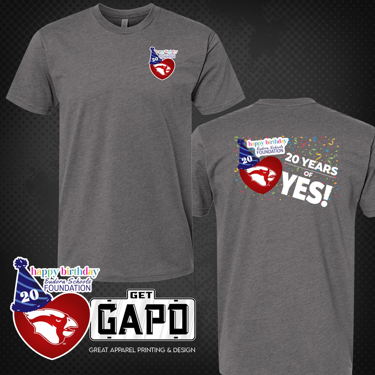 ESF 20 YEARS OF YES CLASSIC TEE