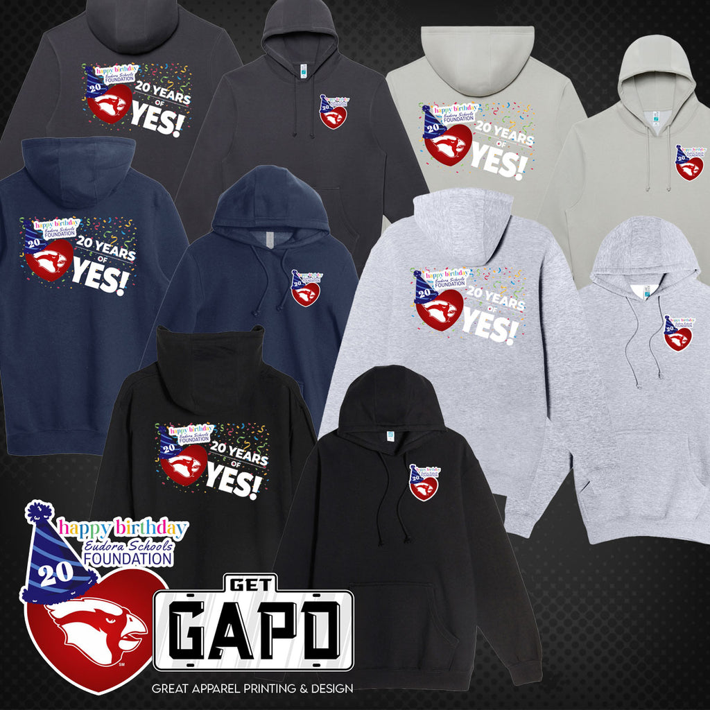 ESF 20 YEARS OF YES HOODIE