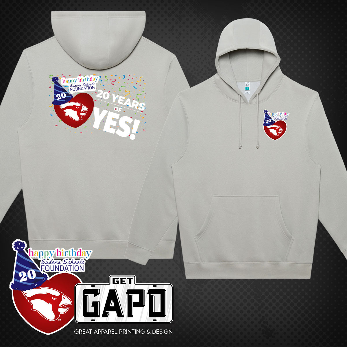 ESF 20 YEARS OF YES HOODIE