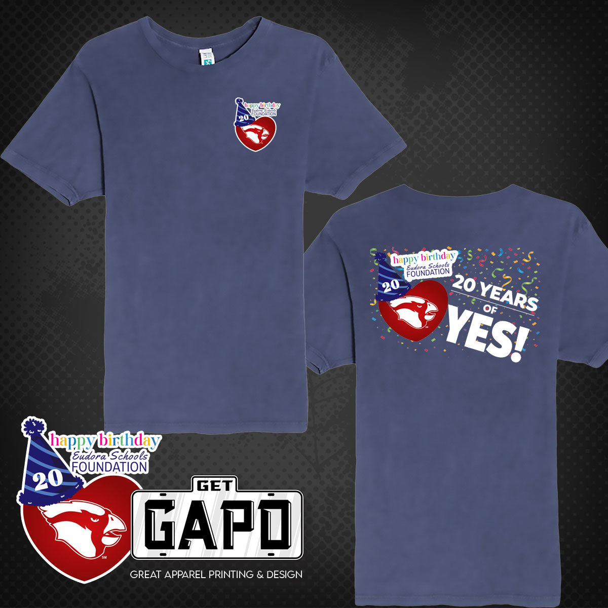 ESF 20 YEARS OF YES VINTAGE TEE