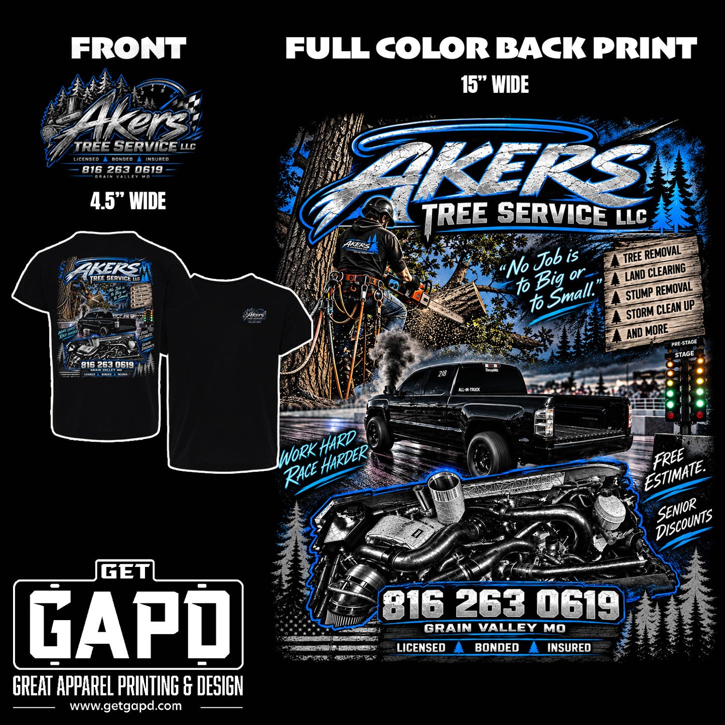 Akers Tree Service T-Shirts