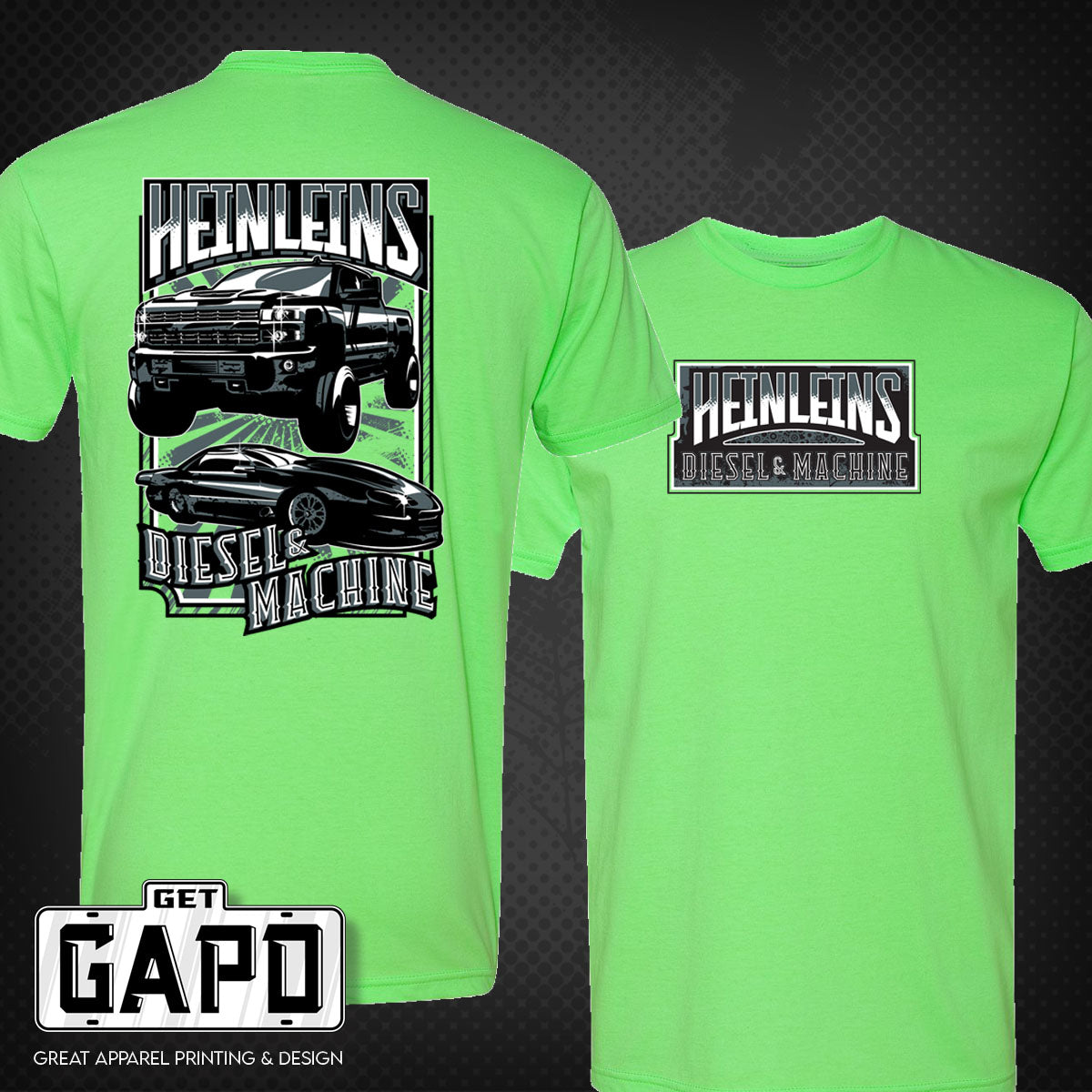 Heinleins Diesel & Machine Adult Shirt
