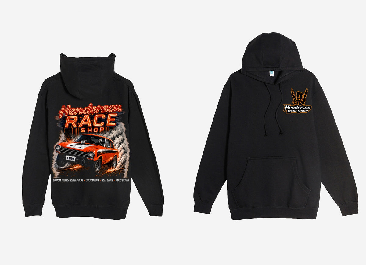 Henderson Race Shop Orange Gasser Hoodie