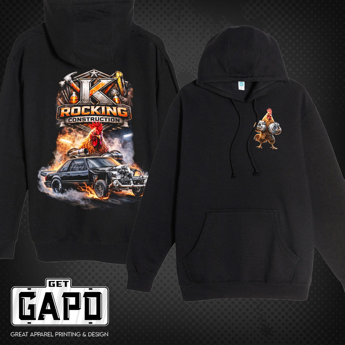 K Rocking Construction Hoodie