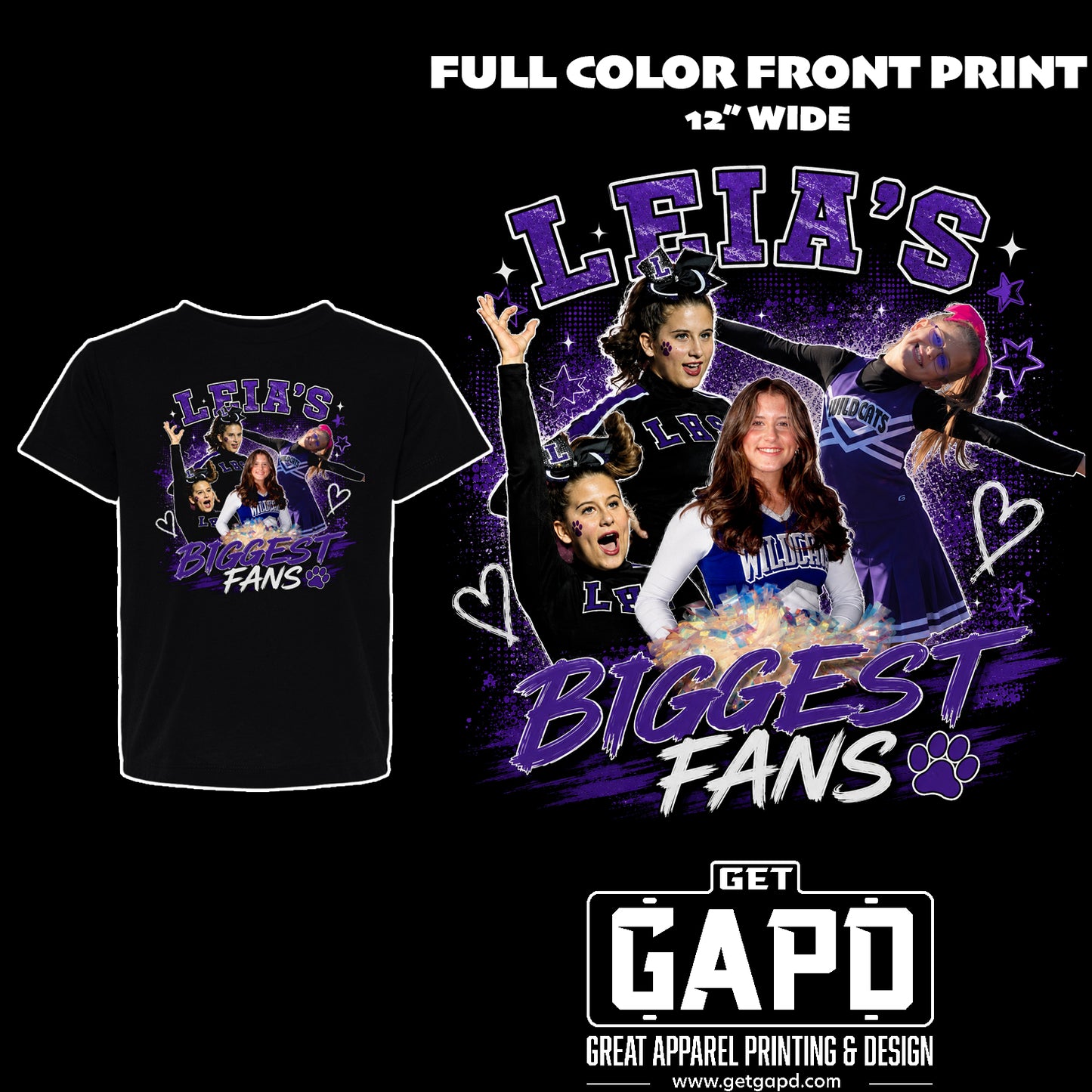 LEIA'S BIGGEST FANS T-SHIRT