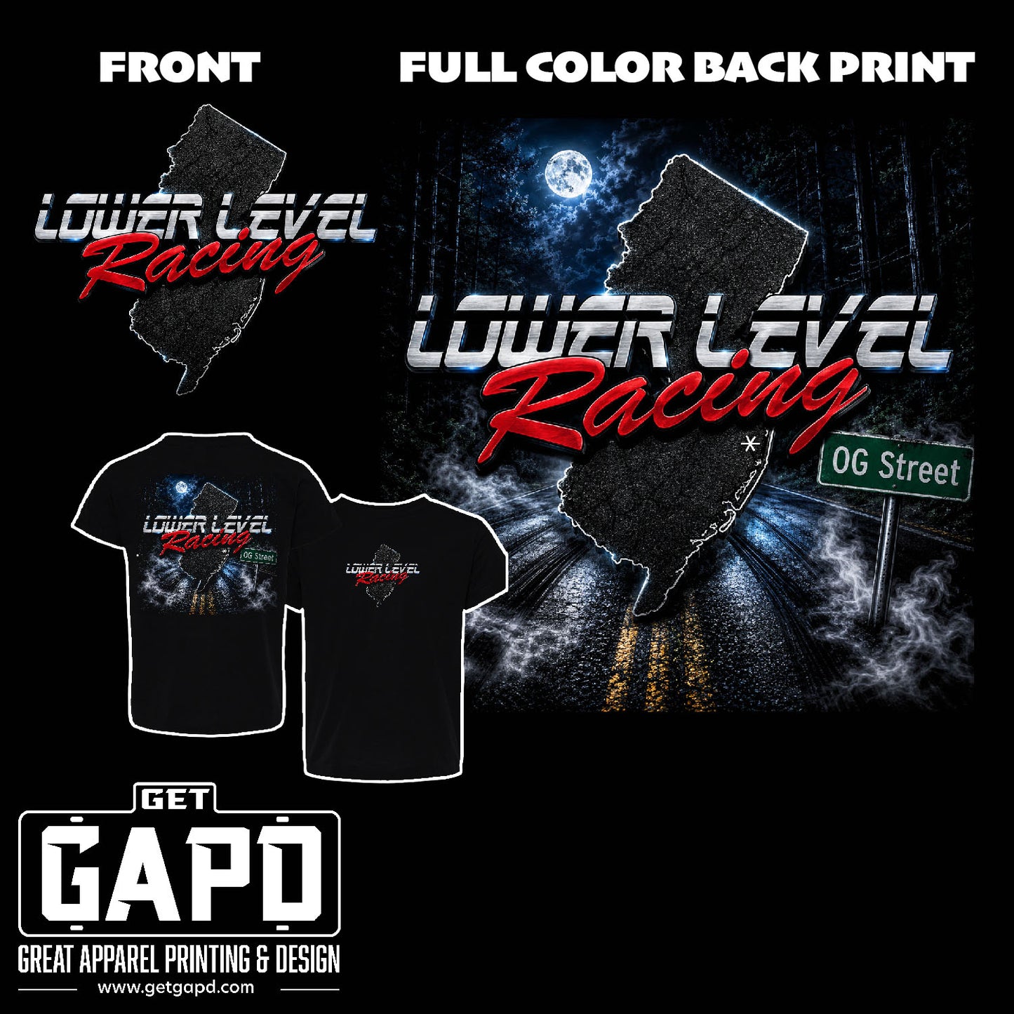 Lower Level Racing OG Street T-Shirt