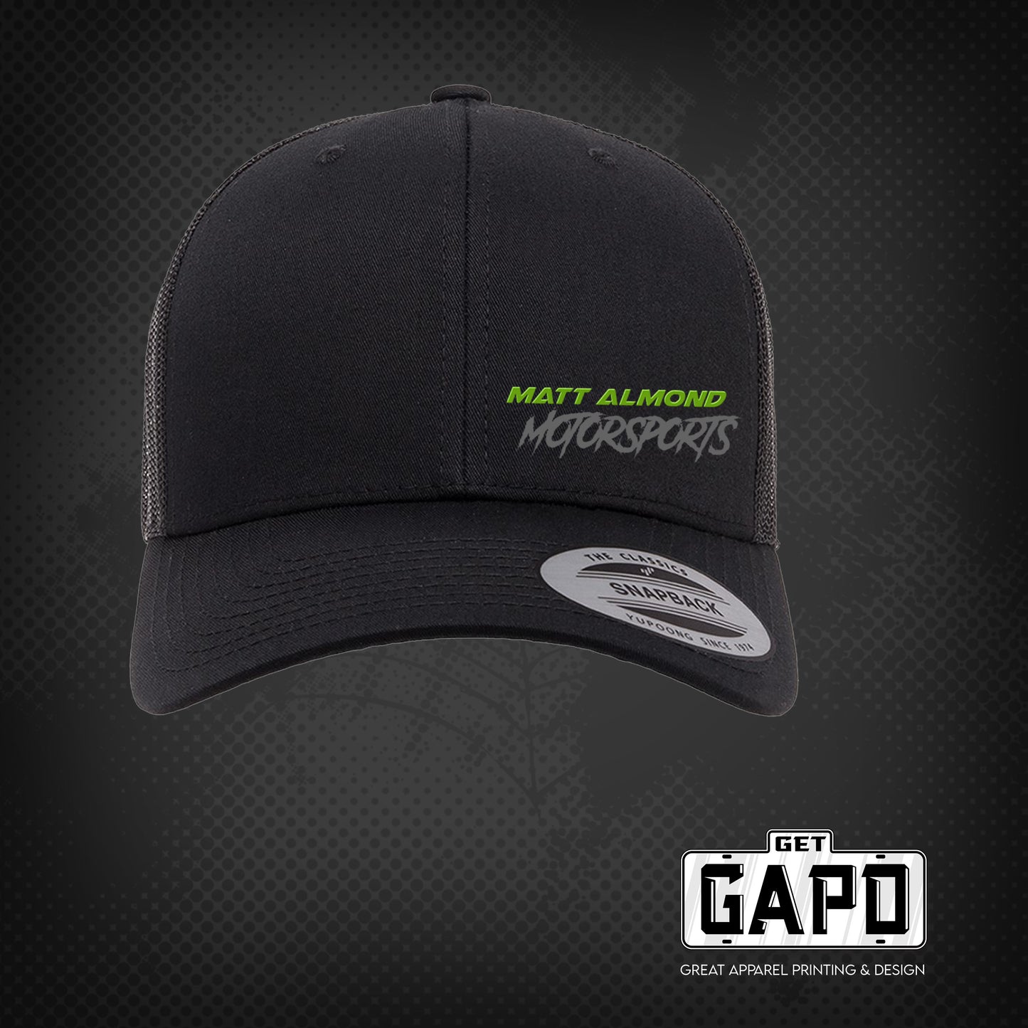 Matt Almond Motorsports Snapback Hats
