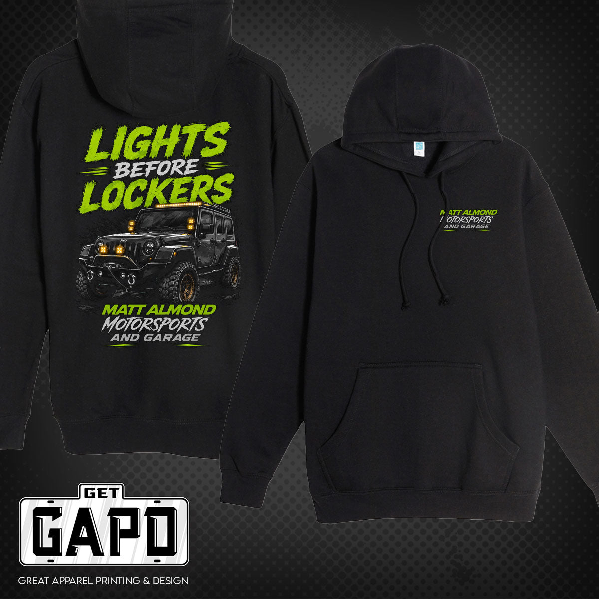 MATT ALMOND MOTORSPORTS HOODIES