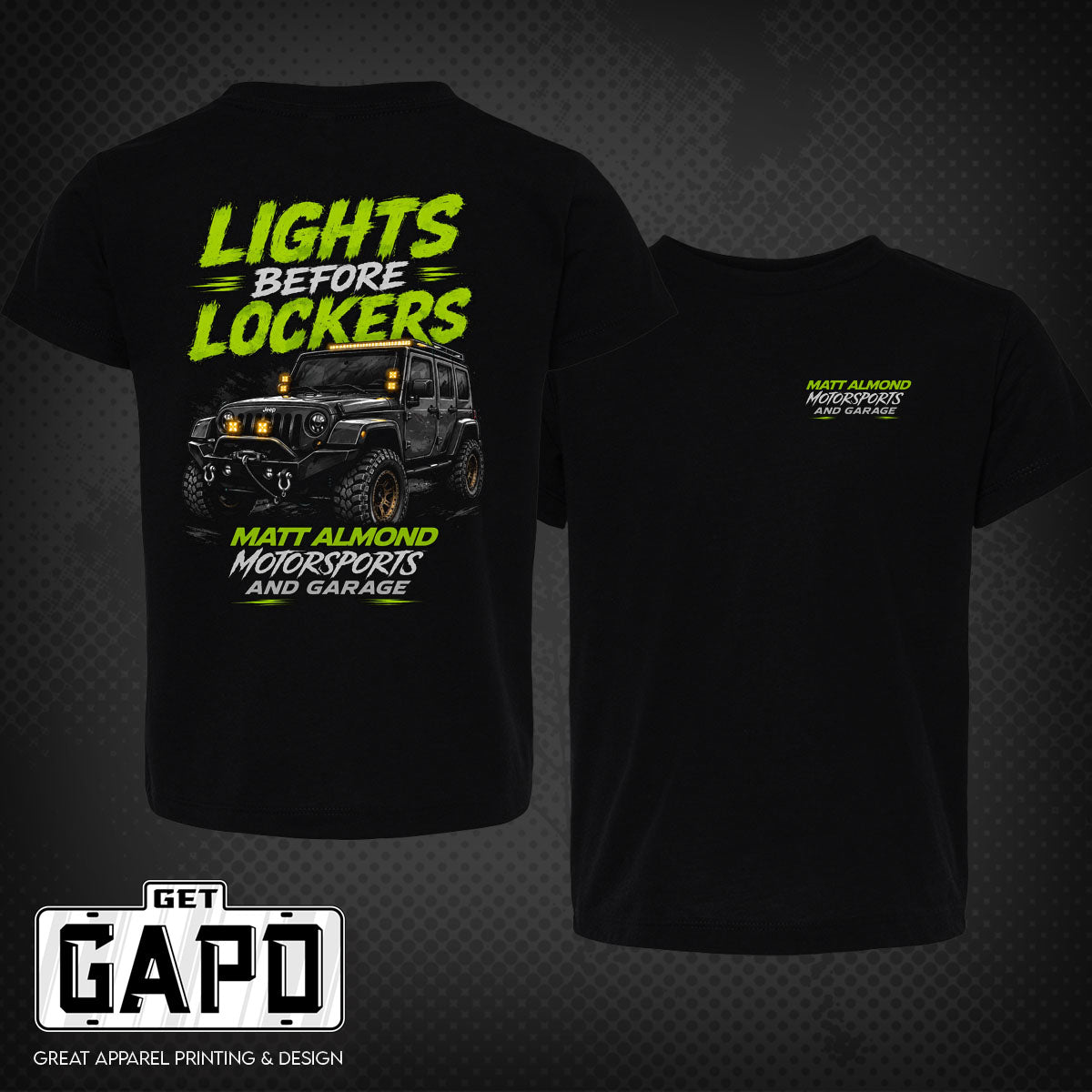 Matt Almond Motorsports & Garage T-Shirts