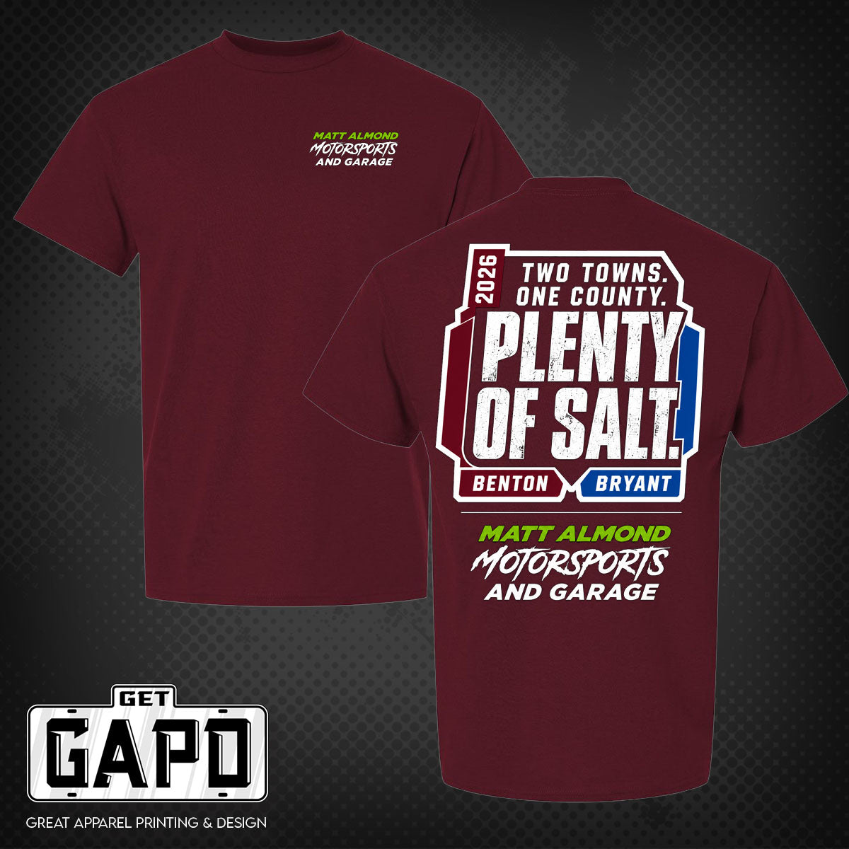 MATT ALMOND MOTORSPORTS SALT BOWL 26 T-SHIRT