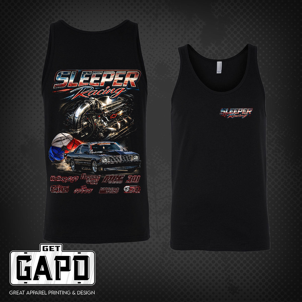 SLEEPER RACING UNISEX TANK TOP