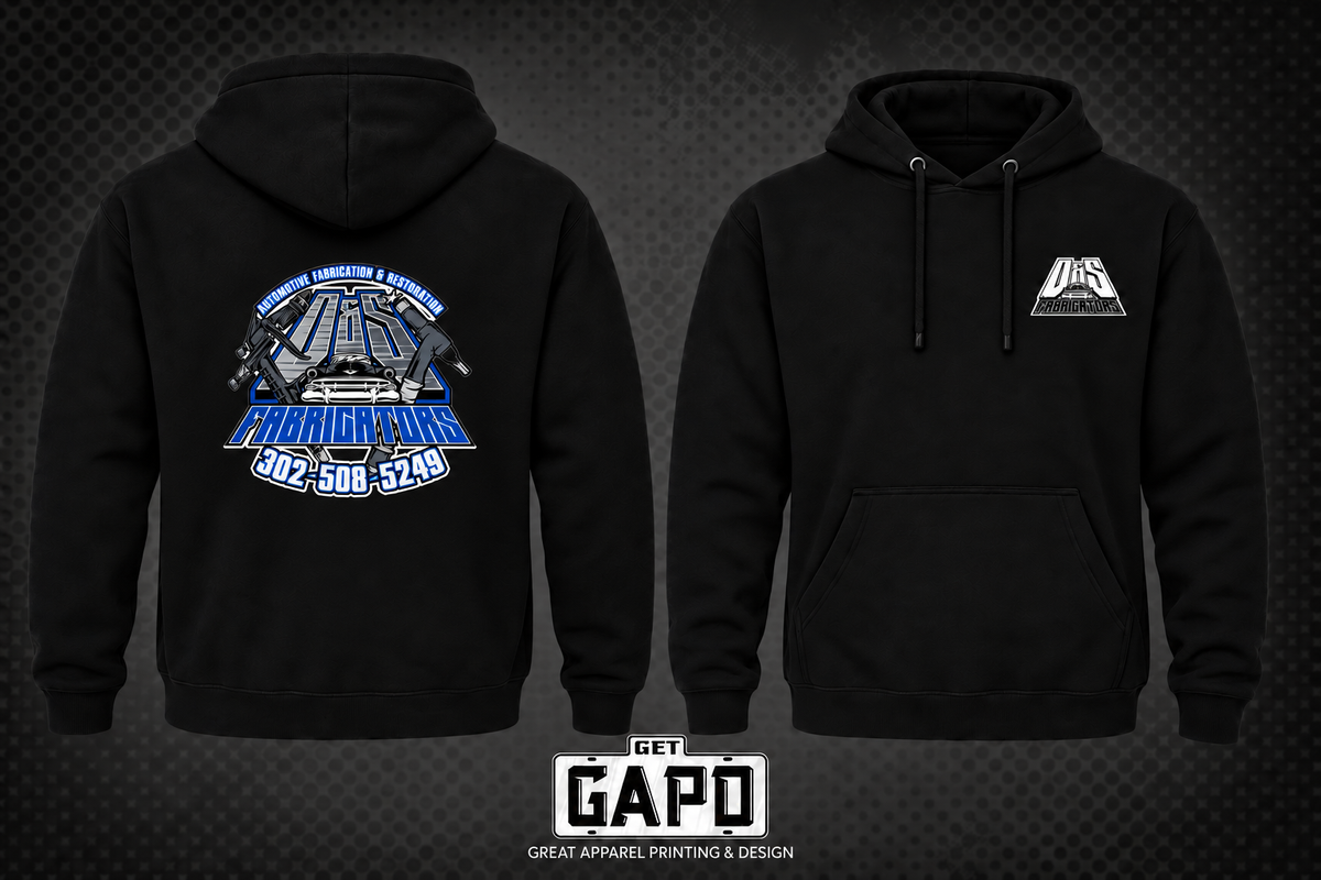 D&S Fabricators Blue Hoodie