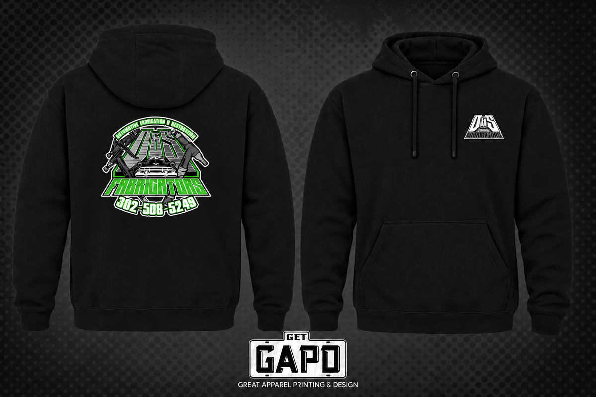 D&S Fabricators Green Hoodie